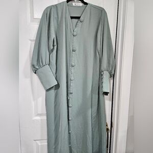 AASIRA mint green abaya